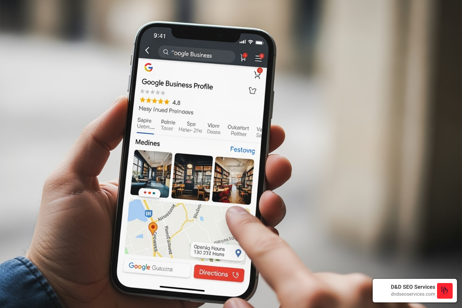 Well-optimized Google Business Profile showing posts, reviews, and photos - Google business profile Well-optimized Google Business Profile showing posts, reviews, and photos - Google business profile