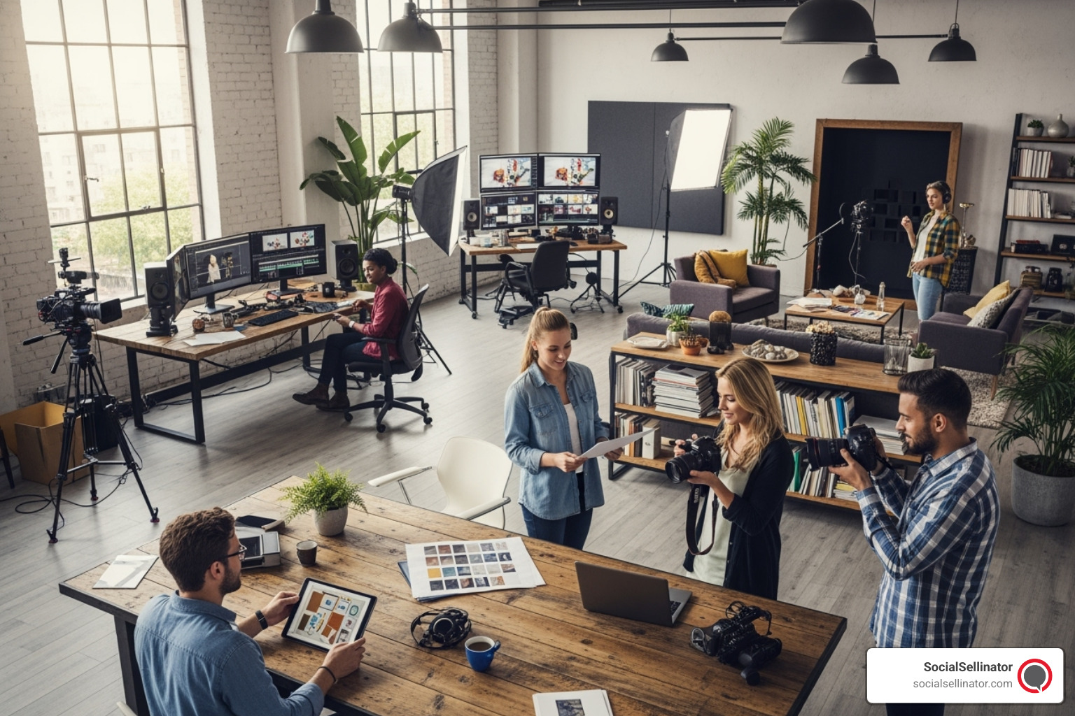 A storyboard illustrating a brand's narrative, showing key scenes and character development - content studio agency