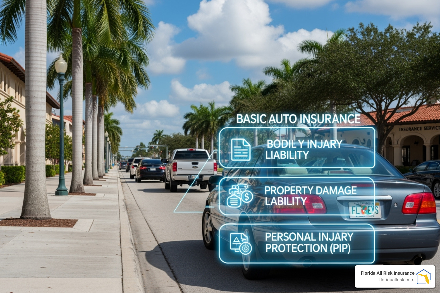 Legal document with a magnifying glass over the terms SR-22 and Judgment - Basic auto insurance Florida Legal document with a magnifying glass over the terms SR-22 and Judgment - Basic auto insurance Florida