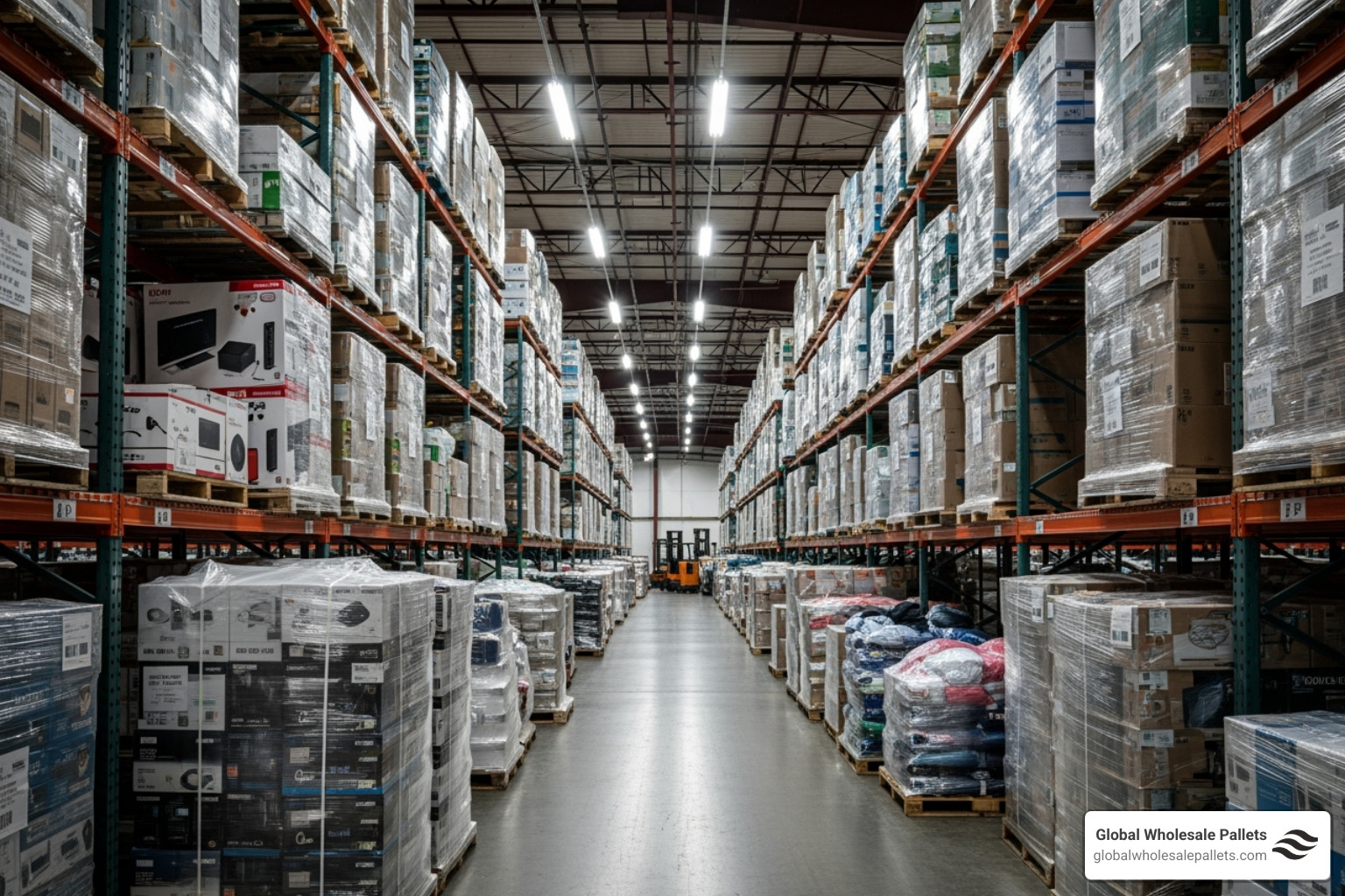 Warehouse filled with liquidation pallets - Buy Perfume And Cosmetic Pallets For Resale