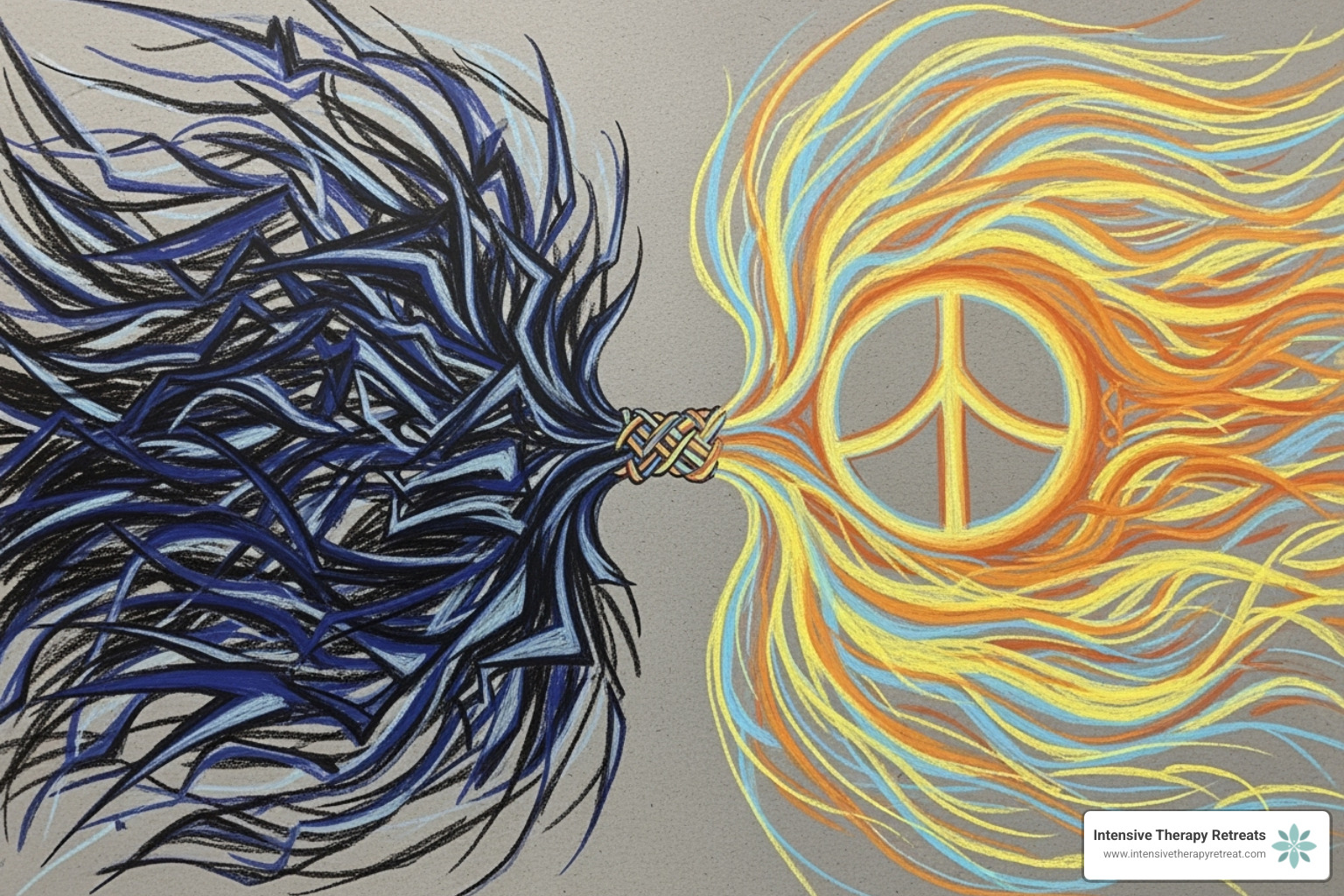 diagram of polarization - internal family systems therapy for addictions