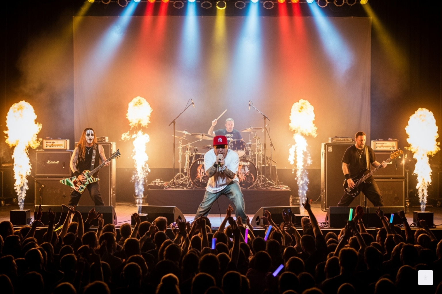 Limp Bizkit performing in the late 1990s - Fred Durst
