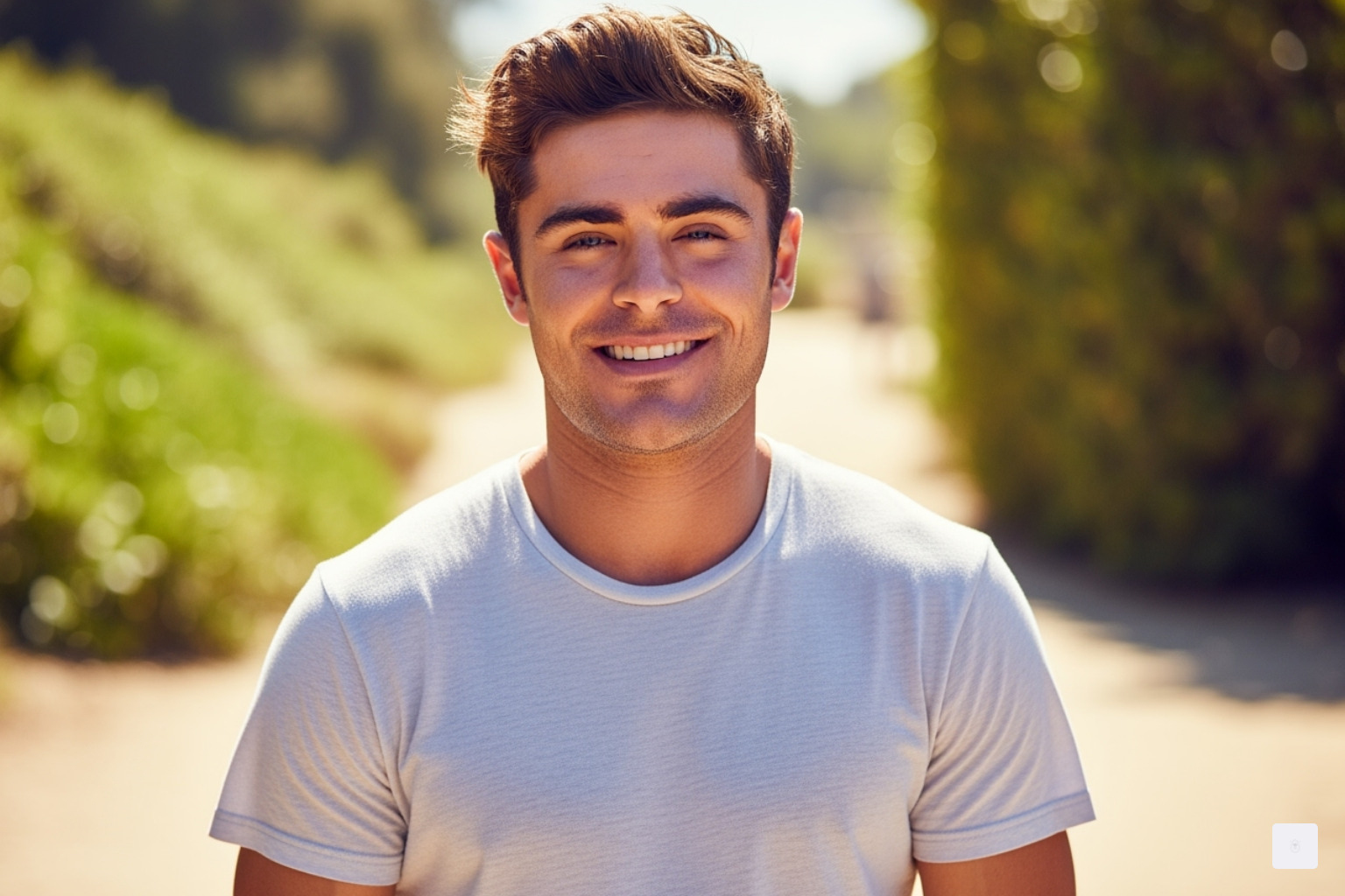 Image of Zac Efron looking healthy and happy in a recent candid photo - Zac Efron 2025