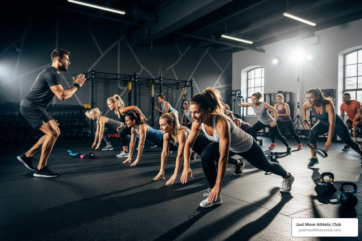smartphone displaying a fitness app's class schedule - group fitness classes