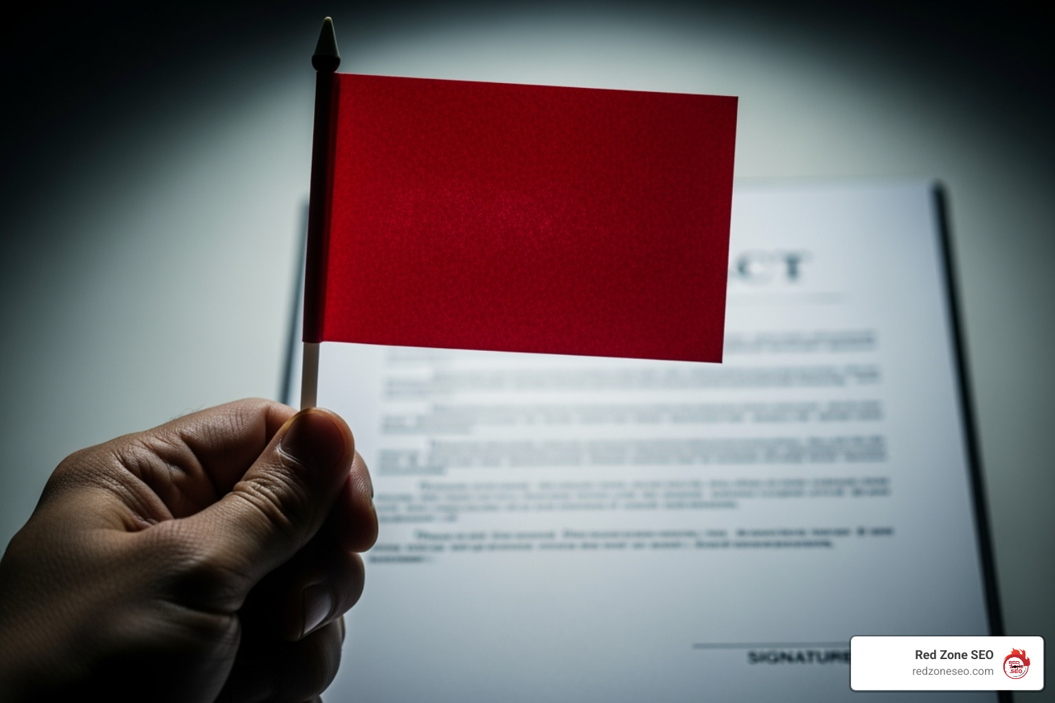 Red flags in SEO contracts - average cost of seo for small business