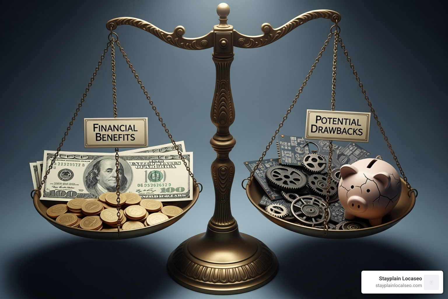 A scale balancing the pros and cons of refinancing - how to refinance student loans step by step