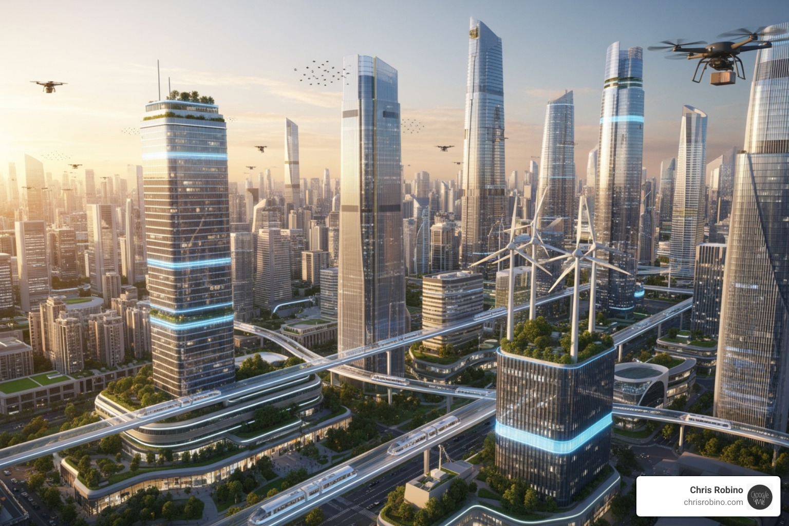 A smart city grid powered by renewable energy, depicting a future where technology and sustainability are integrated - sustainable tech solutions