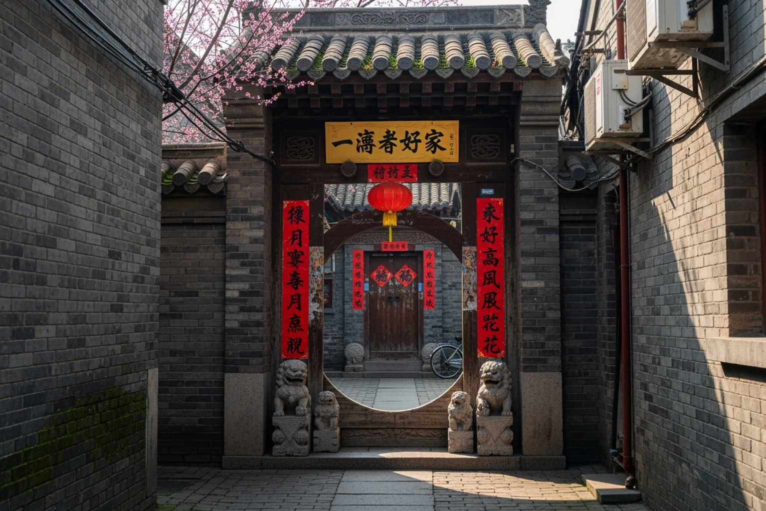 traditional Beijing courtyard home (siheyuan) in a hutong - beijing street food tour