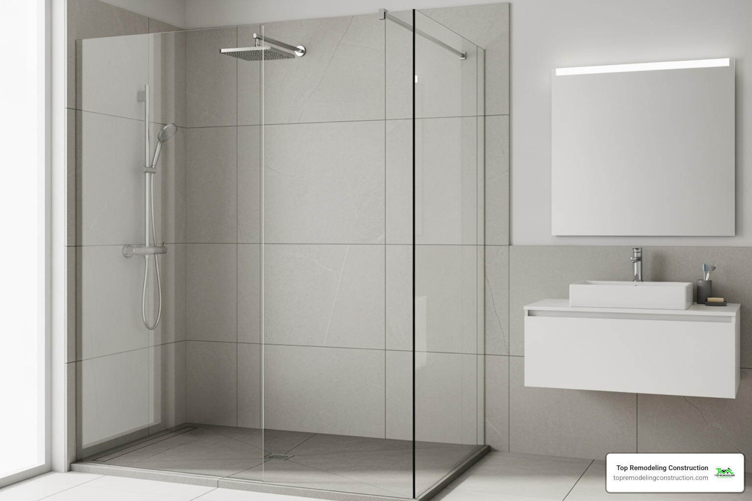 Zero threshold shower - universal construction and remodeling Zero threshold shower - universal construction and remodeling