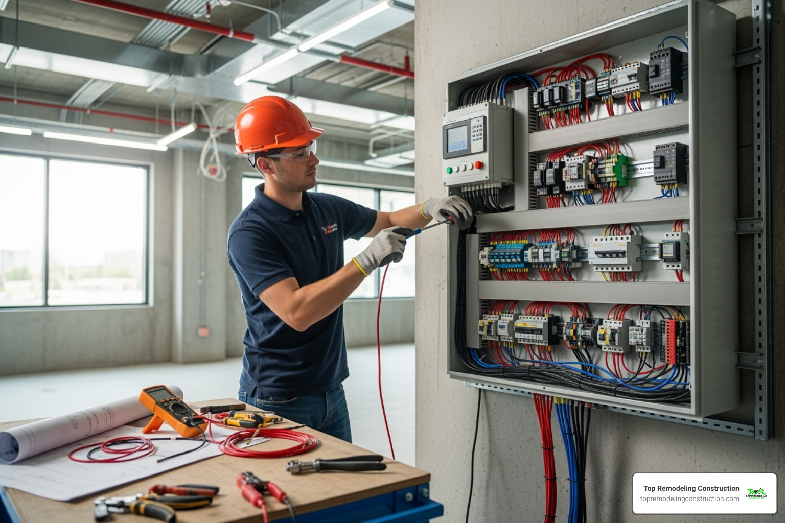 skilled tradesperson installing a complex component - commercial construction jobs skilled tradesperson installing a complex component - commercial construction jobs