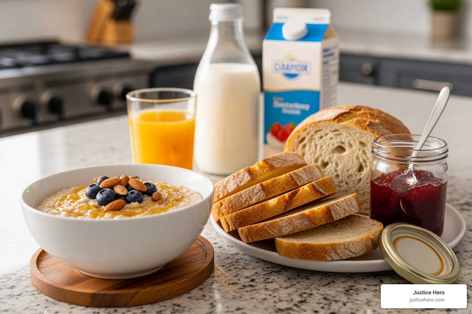 common food products like oats and bread - roundup cancer link