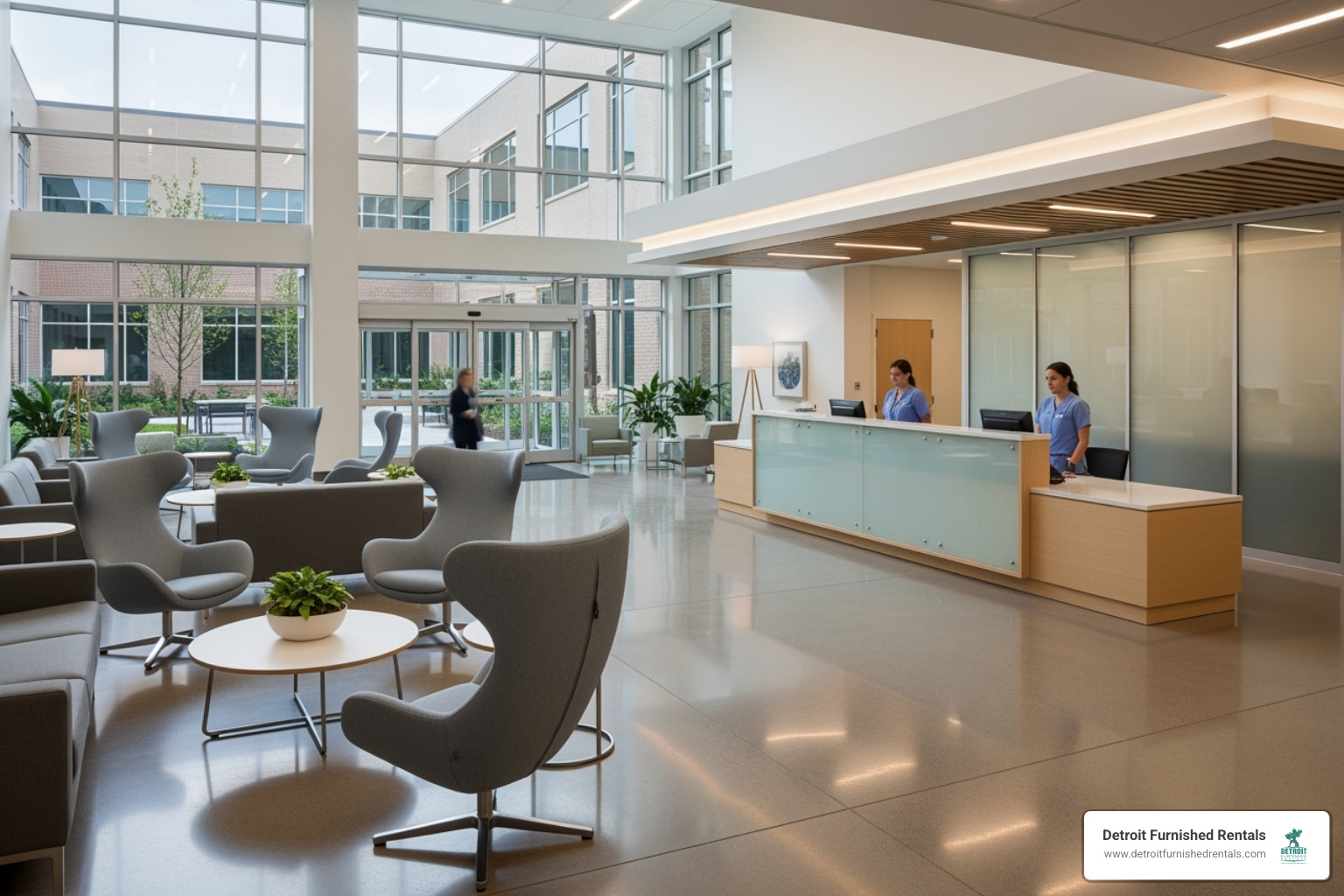 Hospital lobby or patient room - detroit hospitals list