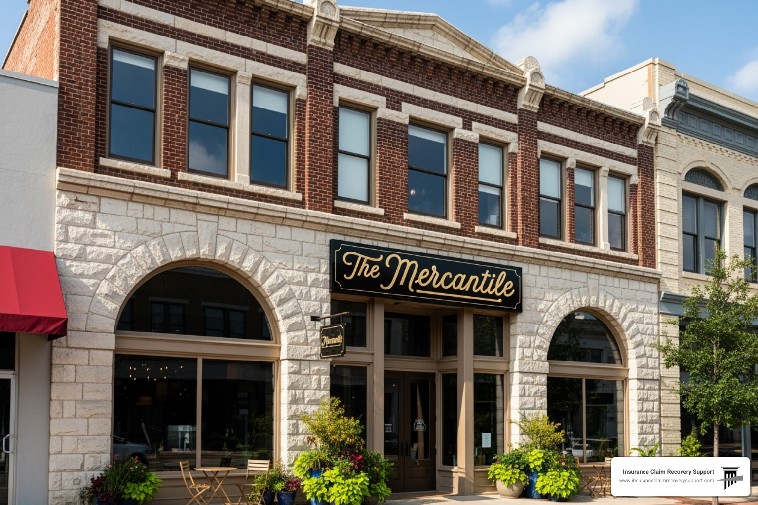 restored commercial building in Round Rock - Loss of use claim