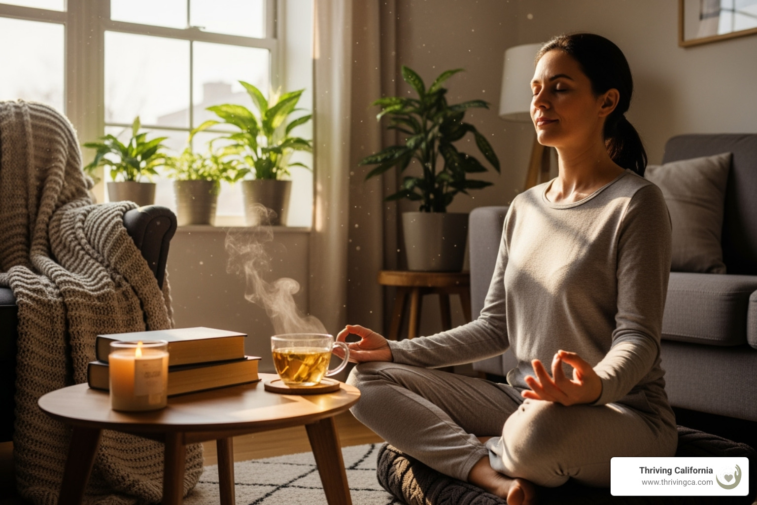 Parent practicing self-care, symbolizing mental and emotional well-being. - effective parenting techniques