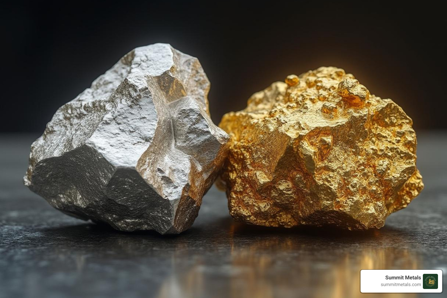raw platinum ore and raw gold ore - platinum vs gold bullion