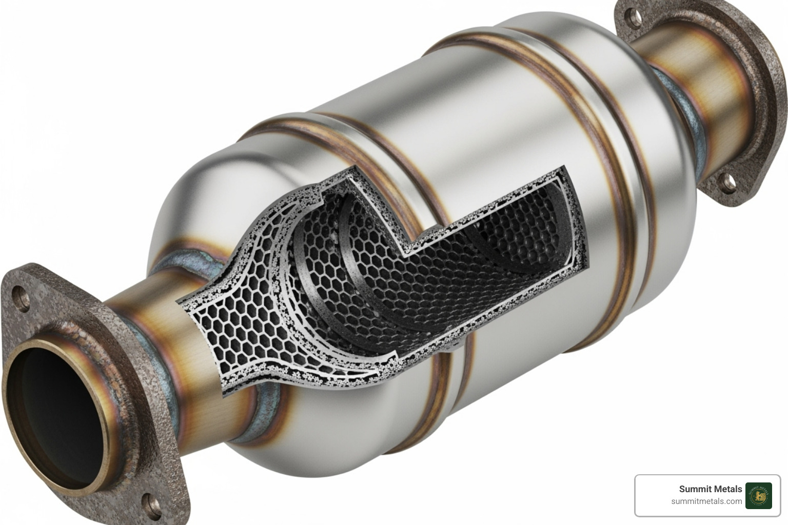 a catalytic converter - platinum vs gold bullion