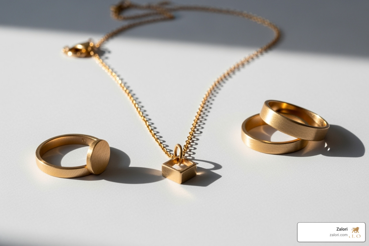 minimalist, recycled gold jewelry - Ethical jewelry brands