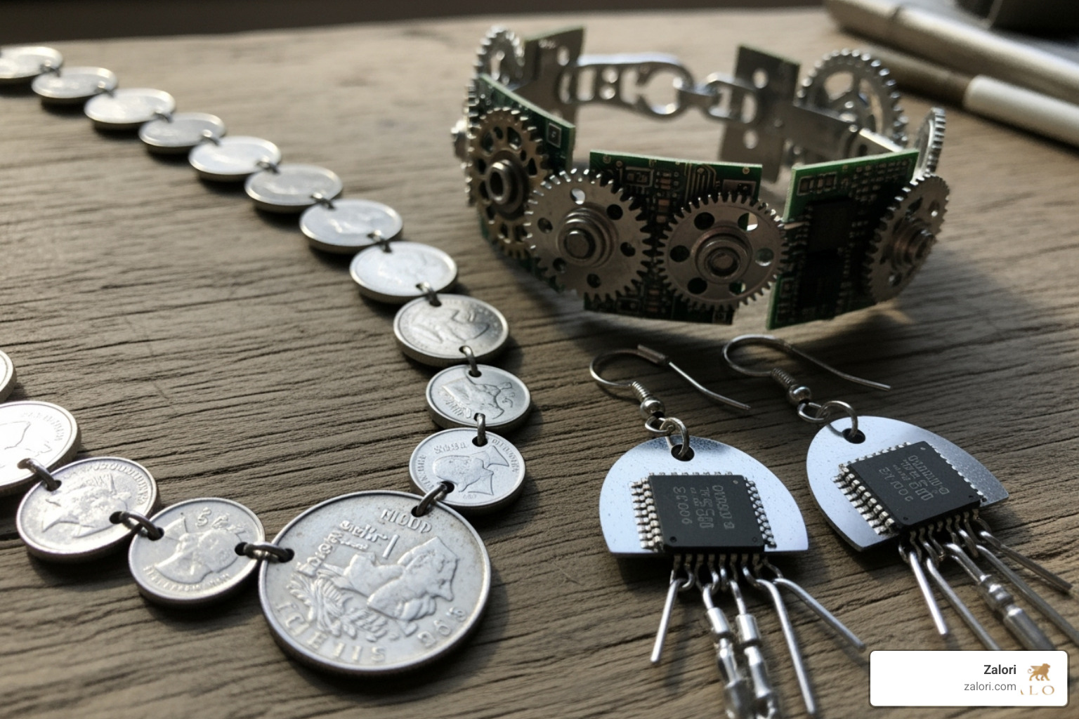 jewelry made from upcycled materials - Ethical jewelry brands