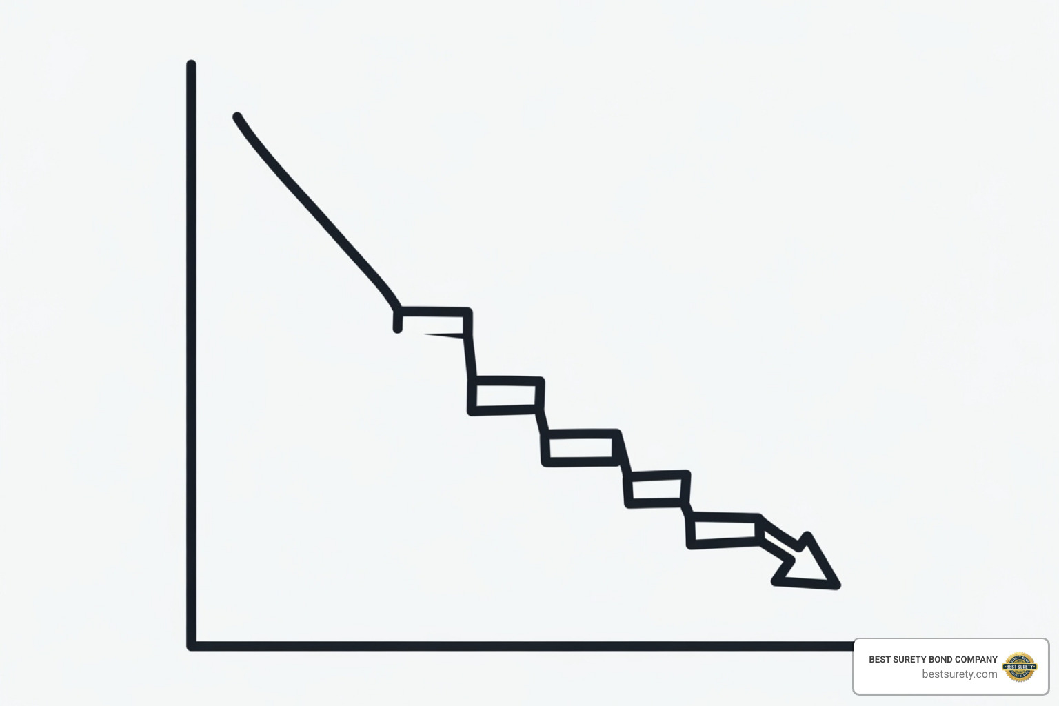 A tiered pricing chart showing how the premium rate decreases as the bond amount increases. - texas probate bond cost