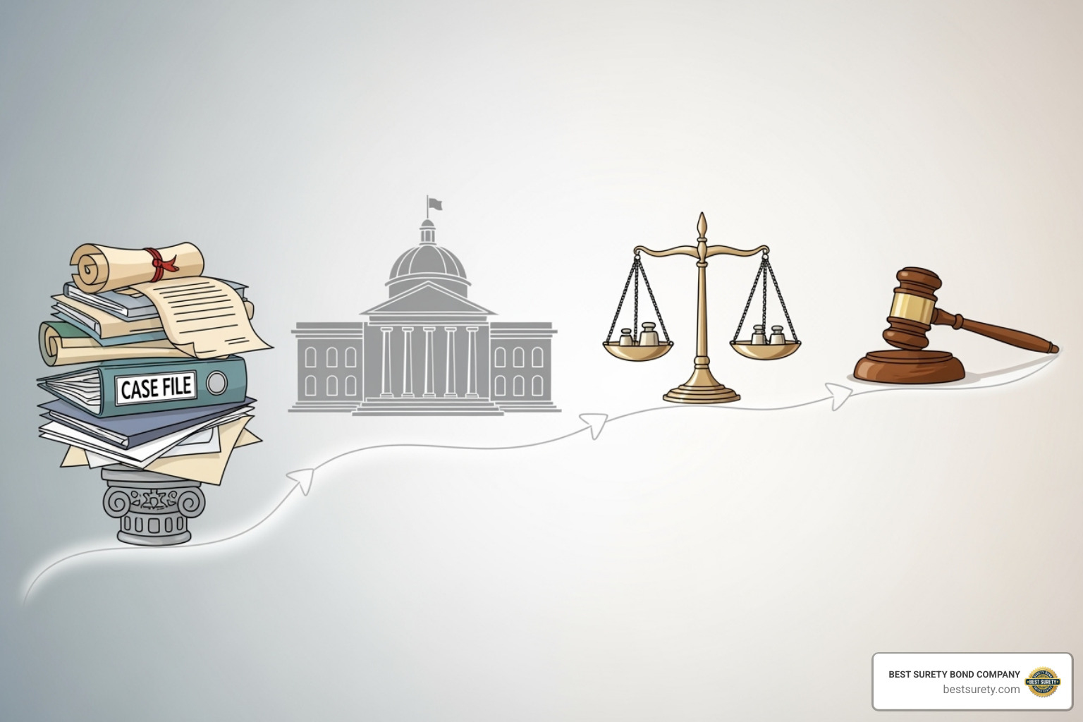 a flowchart showing the steps to get a replevin bond - Replevin bond Texas