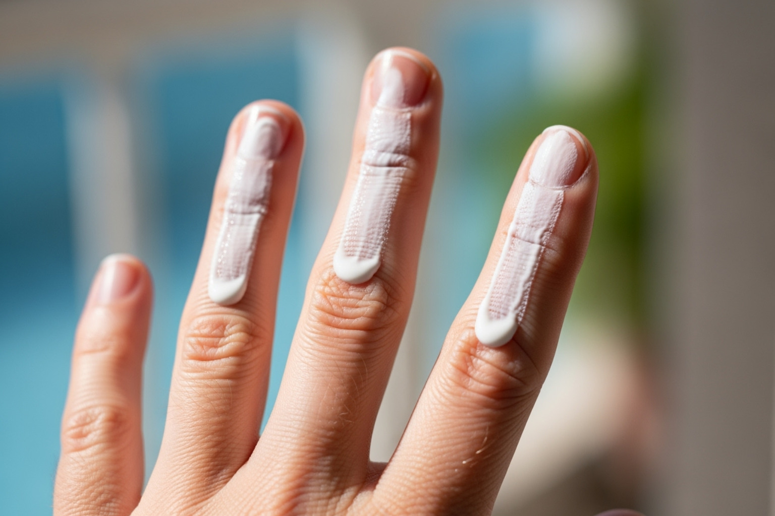 Image demonstrating the correct amount of sunscreen for the face (two-finger rule) or body (shot glass) - Importance of sunscreen