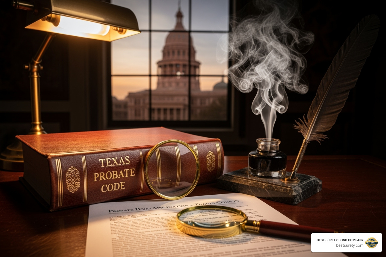 Image of a "Waiver of Bond" document concept - probate bonds texas Image of a "Waiver of Bond" document concept - probate bonds texas