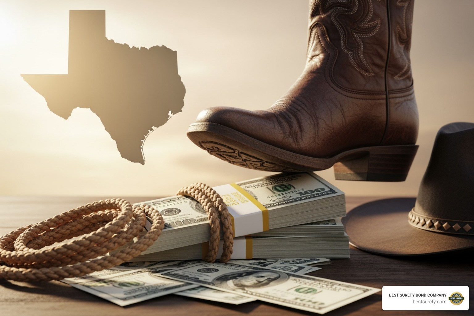 of a digital bond certificate on a computer screen - surety bond for credit repair business in texas
