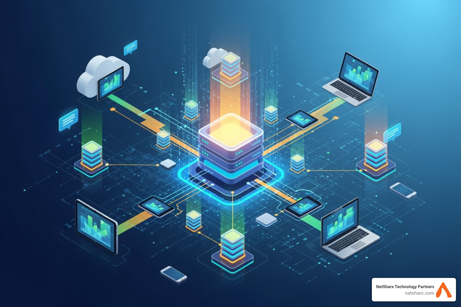 a thriving online store's analytics dashboard showing a traffic spike being handled smoothly - managed cloud hosting solutions