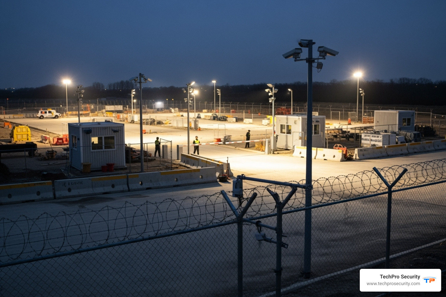 layered security approach - construction site security
