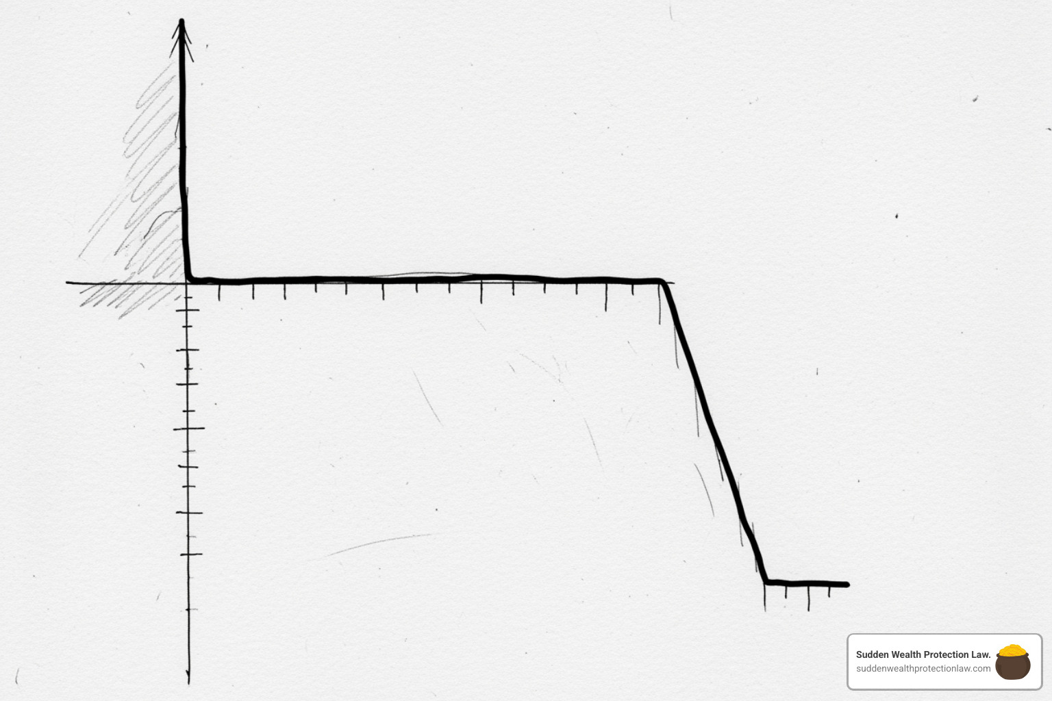 graph showing the federal estate tax exemption limit dropping sharply in 2026 - benefits of setting up an irrevocable trust graph showing the federal estate tax exemption limit dropping sharply in 2026 - benefits of setting up an irrevocable trust