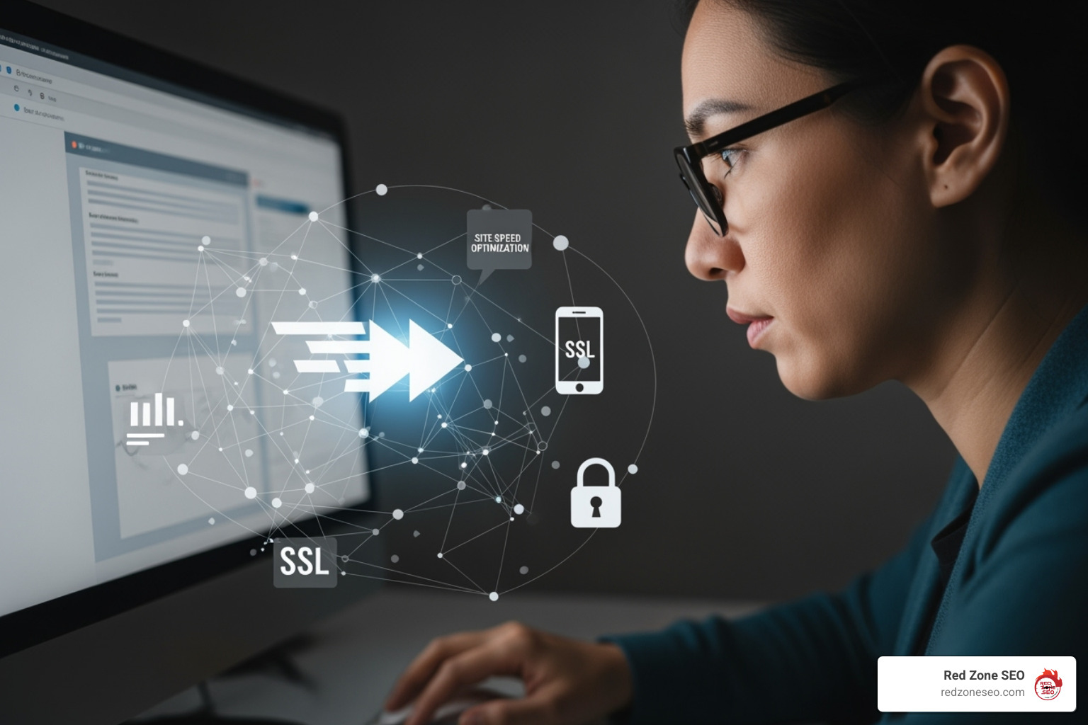 Technical SEO audit checklist with items like Robots.txt, XML sitemap, mobile-friendliness, site speed, SSL, and canonical tags - why is a technical seo audit important