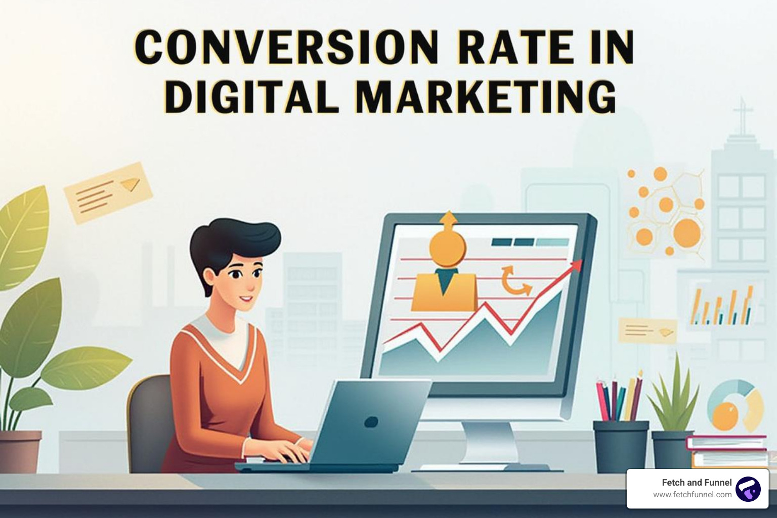 confusing website with multiple conflicting CTAs - conversion rate in digital marketing