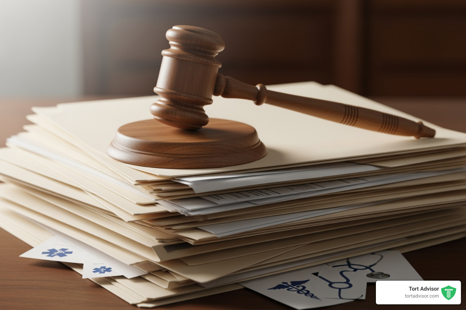 gavel on medical files - breast cancer class action lawsuit