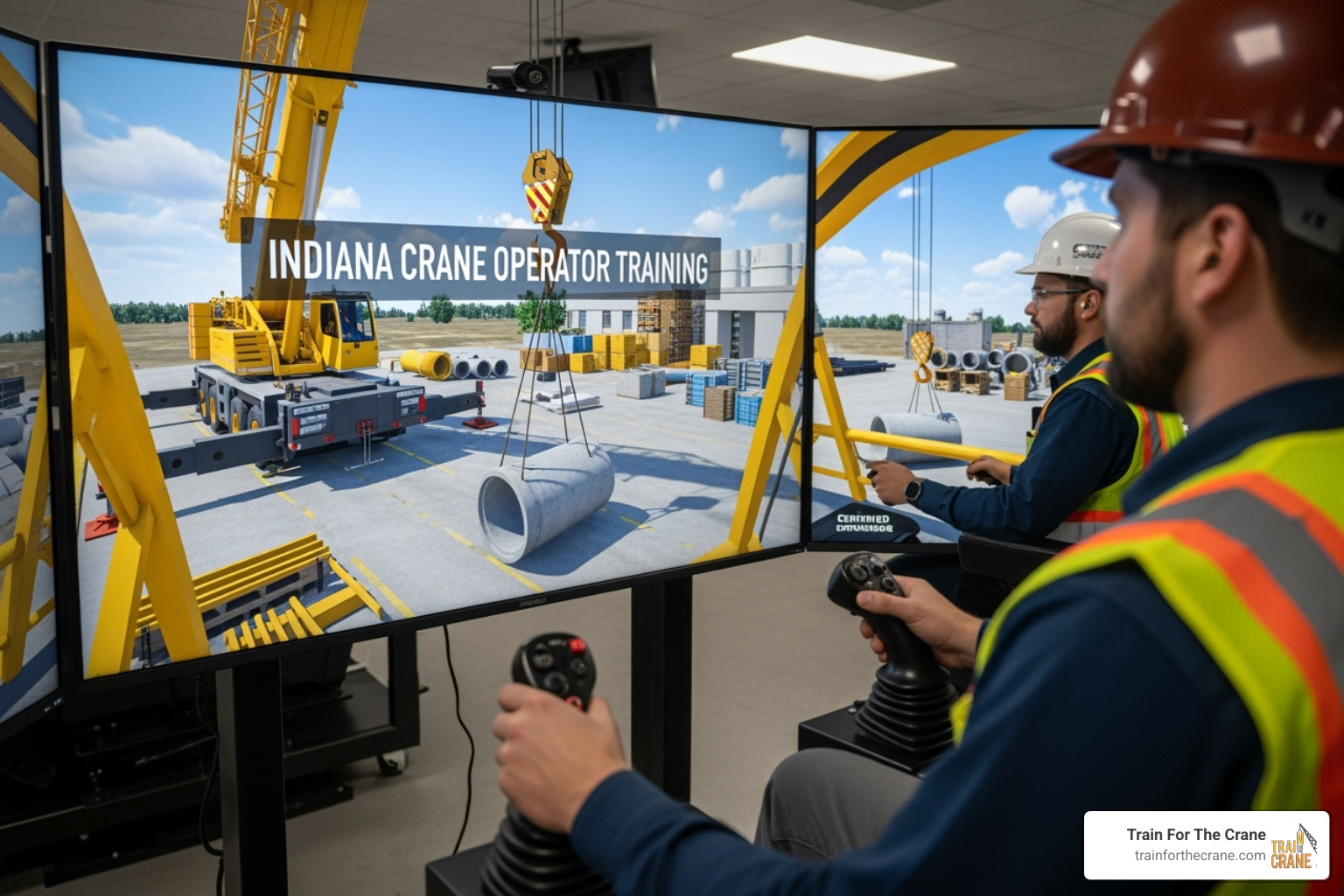 a newly certified operator with their certificate, smiling - crane operator training indiana a newly certified operator with their certificate, smiling - crane operator training indiana