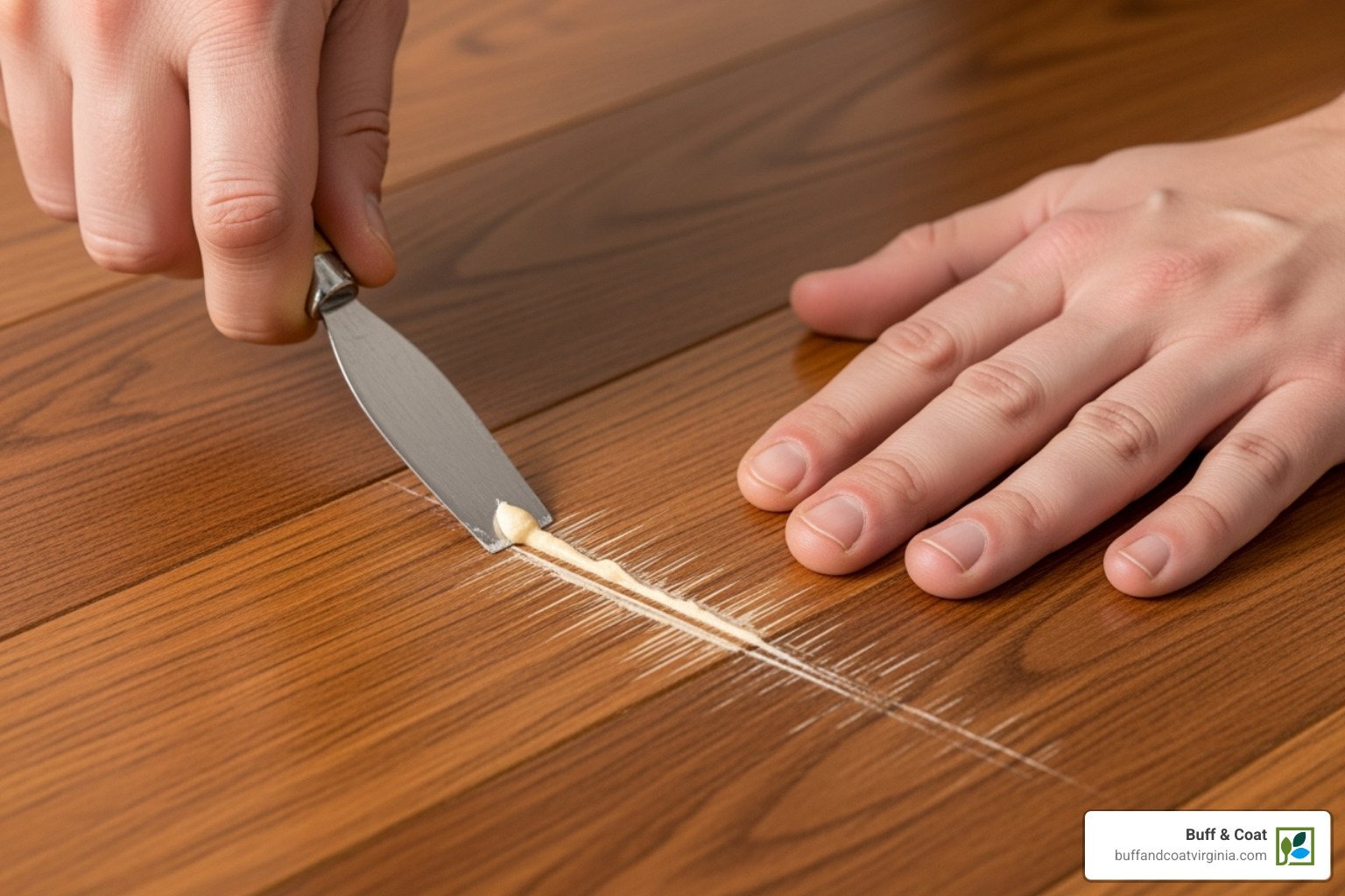 step-by-step process of filling a scratch in a hardwood floor - hardwood floor damage repair step-by-step process of filling a scratch in a hardwood floor - hardwood floor damage repair