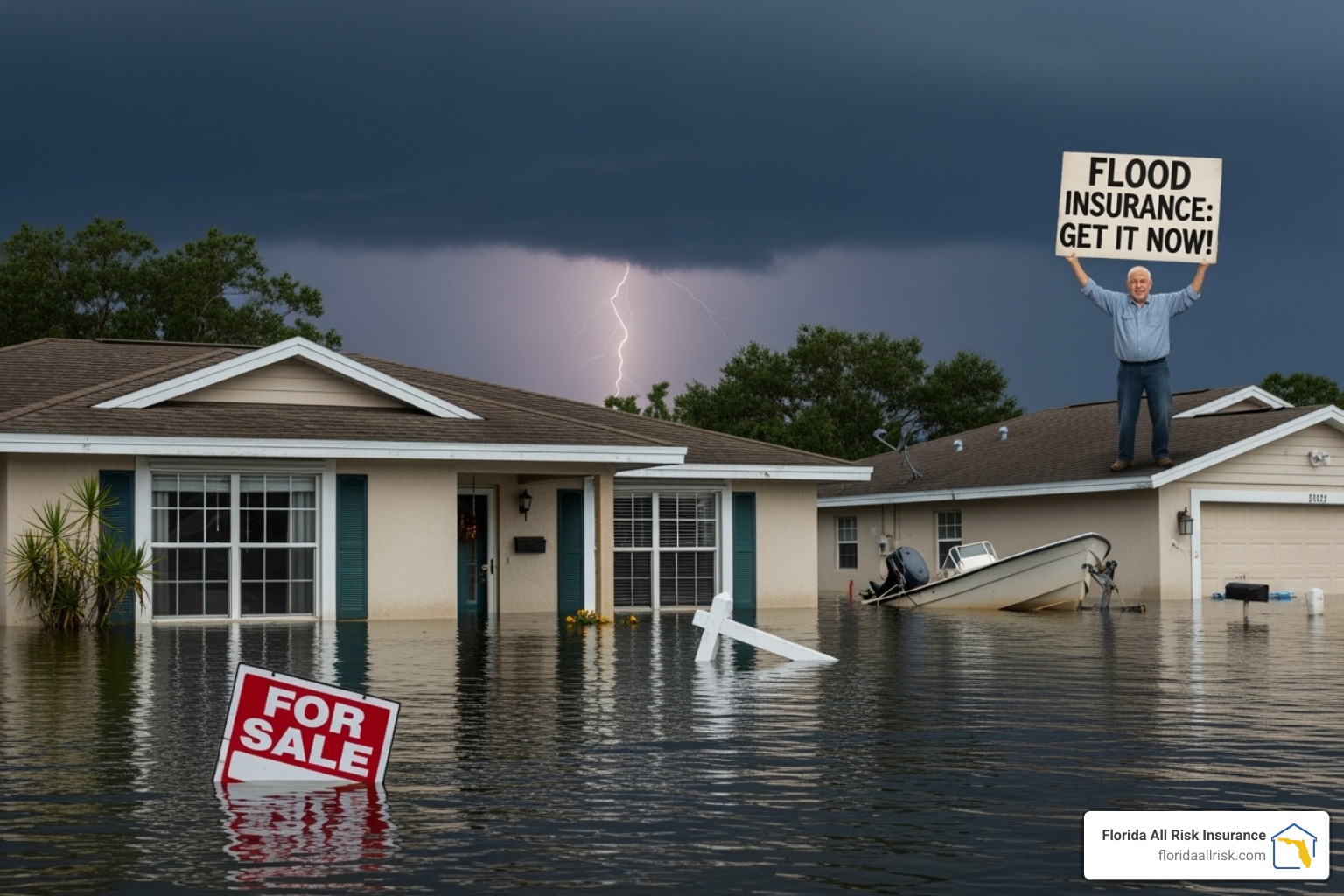 FEMA flood map showing different zones in a Florida coastal area - Cheapest flood insurance Florida