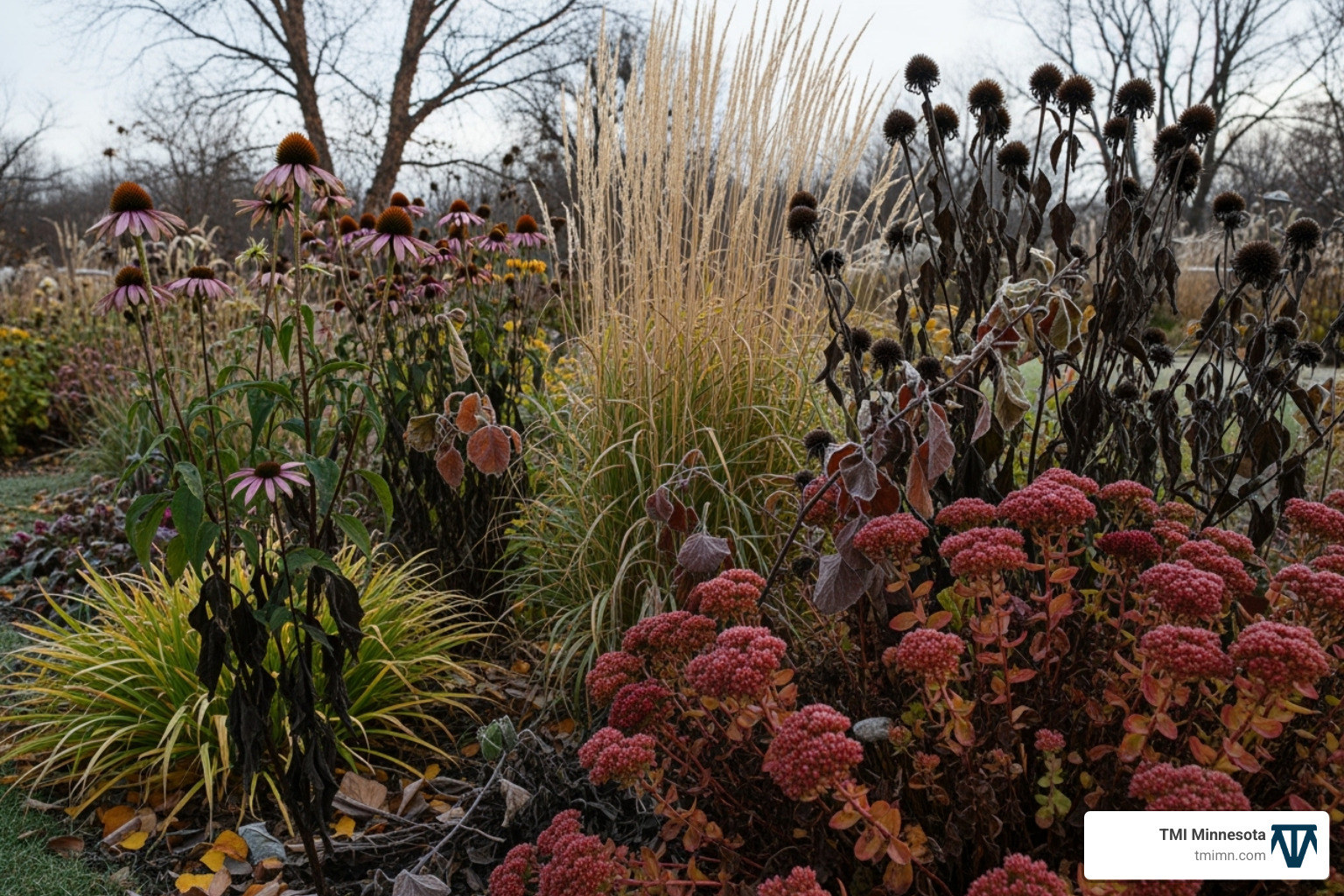 Hardy Minnesota garden in late fall - landscaping minneapolis mn Hardy Minnesota garden in late fall - landscaping minneapolis mn