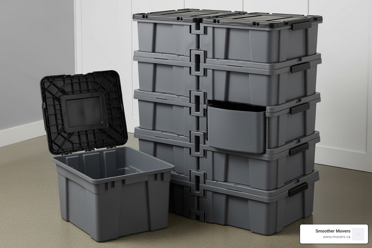 reusable moving bins north vancouver - moving supplies north vancouver