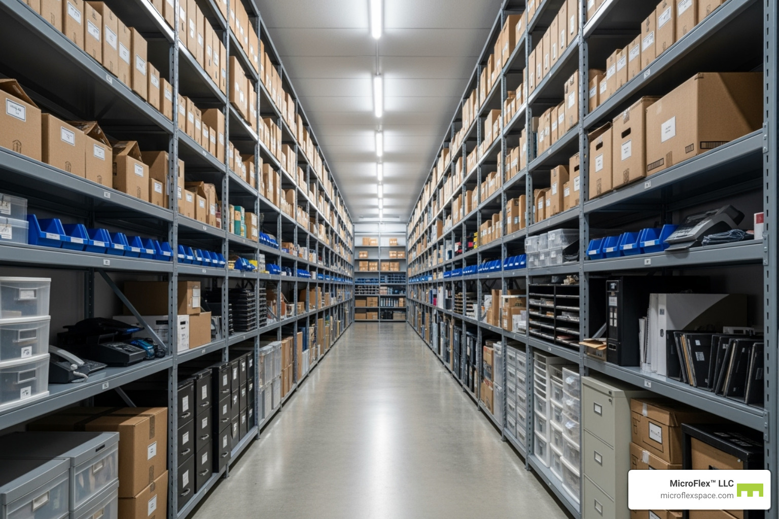 organized commercial storage unit - business moving and storage organized commercial storage unit - business moving and storage