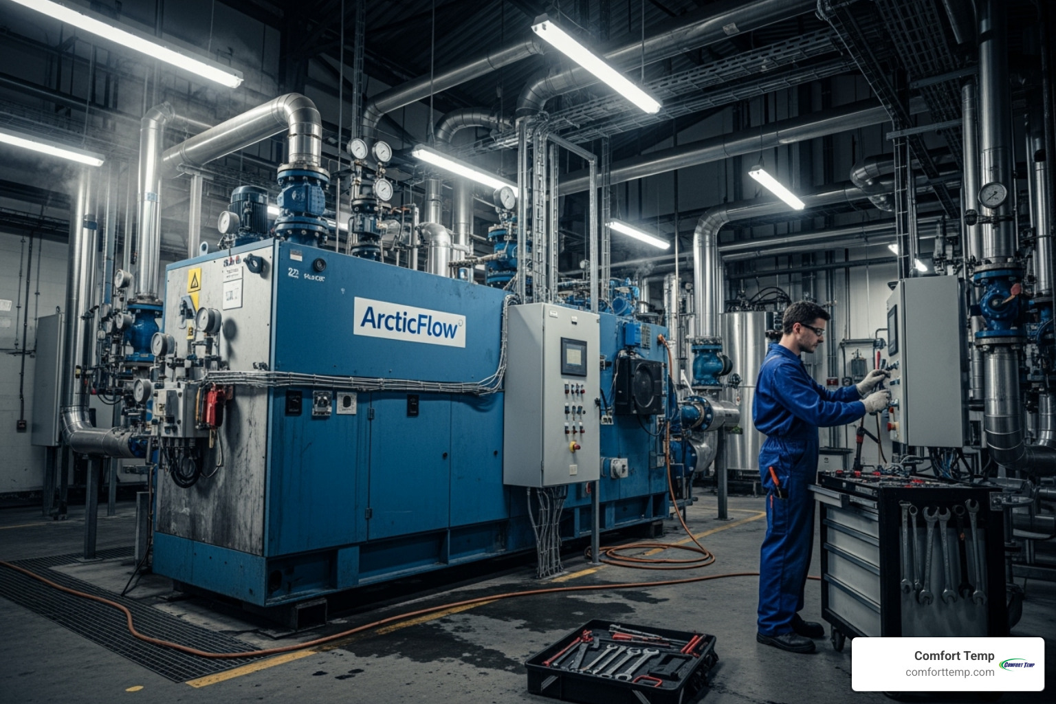 diagram illustrating the vapor-compression refrigeration cycle - Chiller system services diagram illustrating the vapor-compression refrigeration cycle - Chiller system services