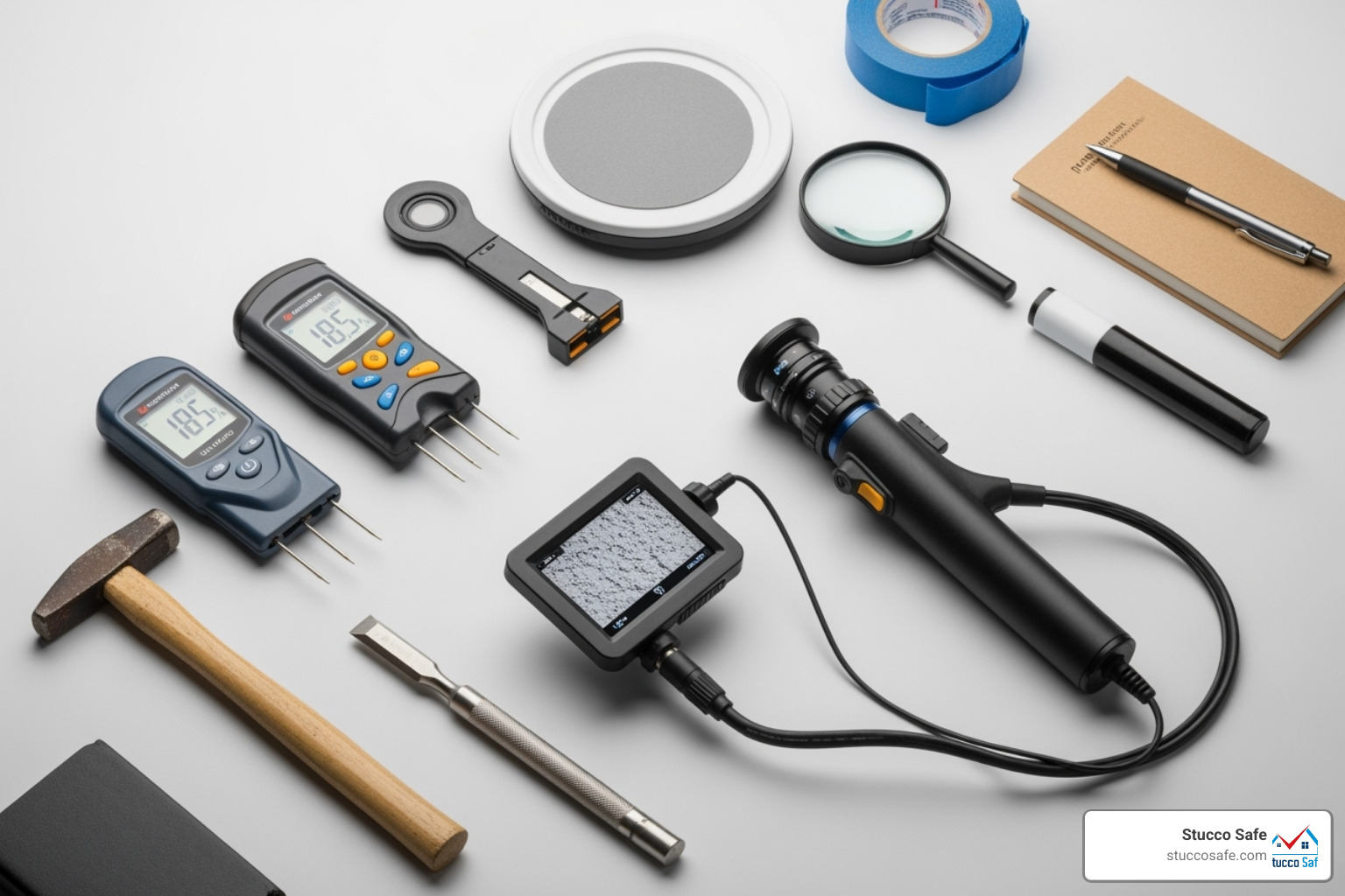 Stucco Safe inspection tools - stucco siding contractors near me