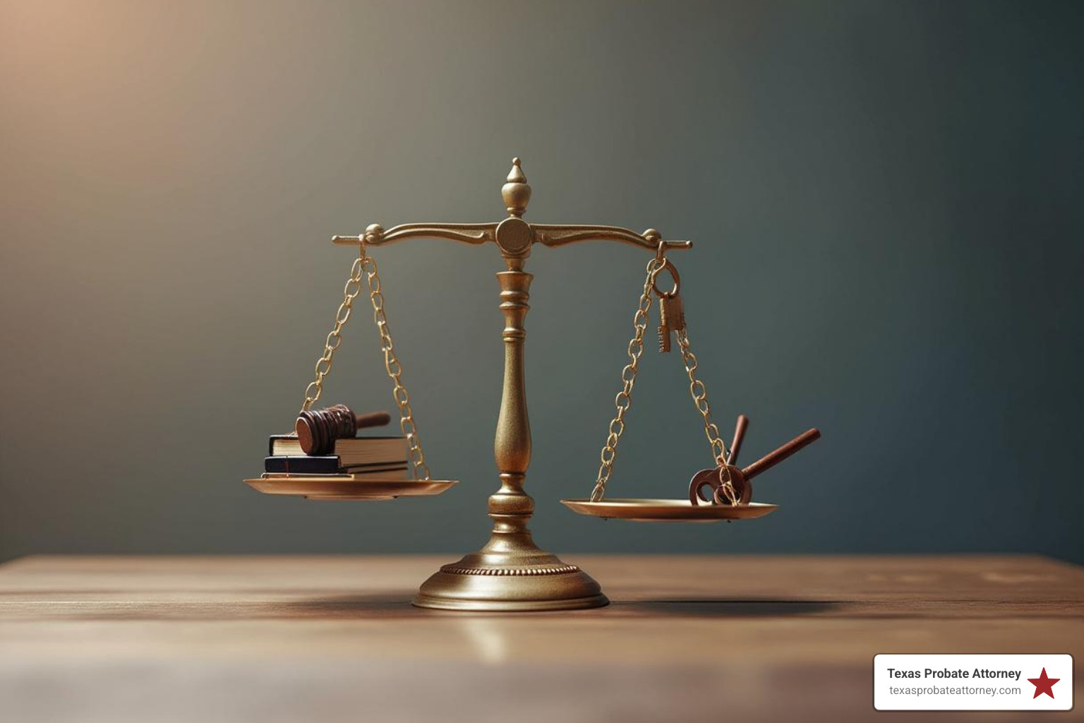 A scale balancing "Court Oversight" on one side and "Executor Freedom" on the other - definition of independent administration texas