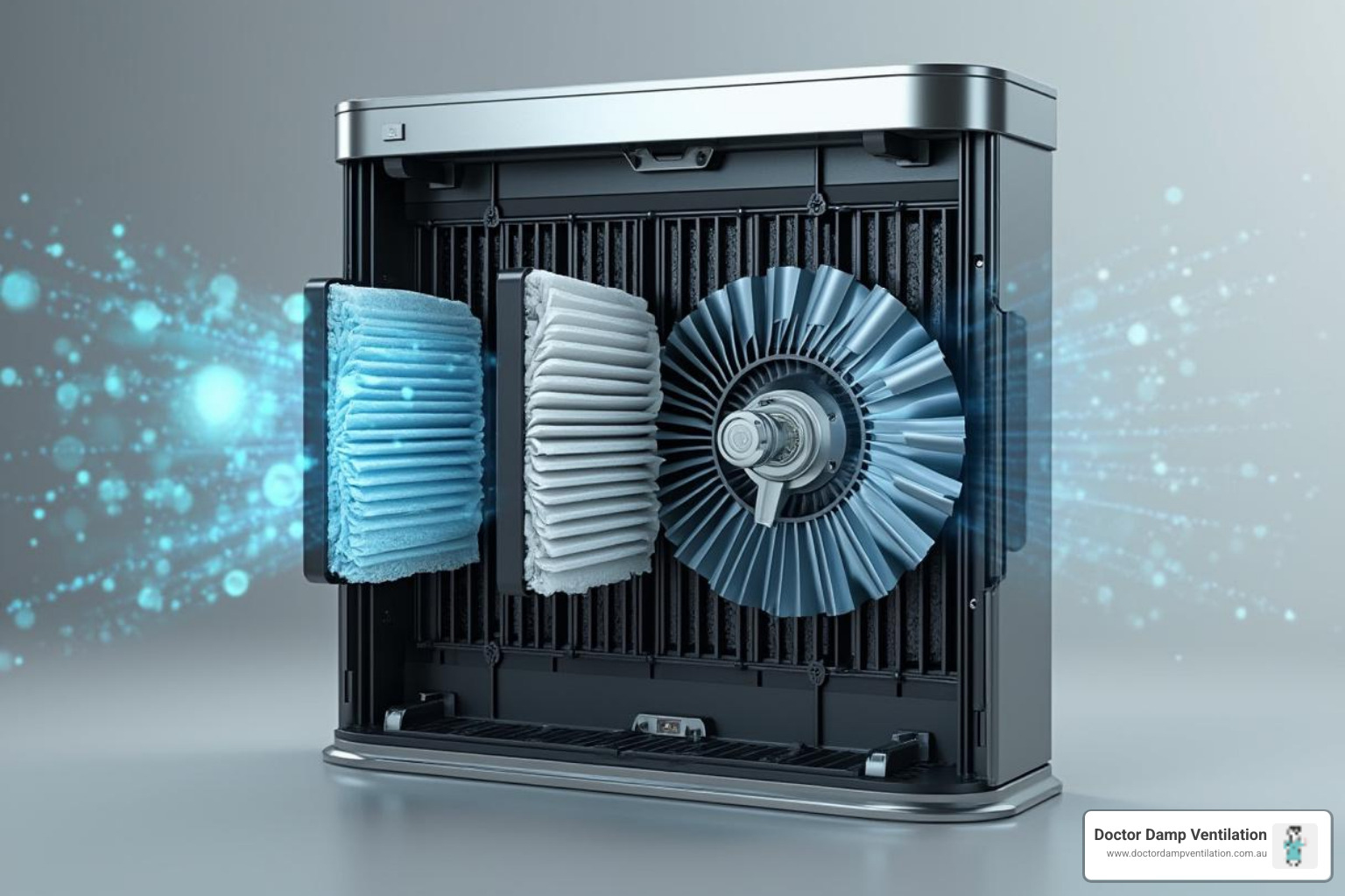 inside of an air purifier - home air purification