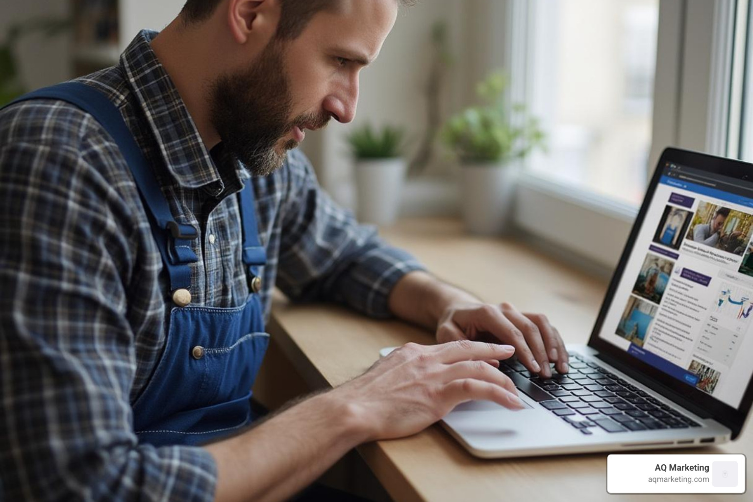 well-designed plumbing service landing page on a mobile phone - Plumber Google Ads well-designed plumbing service landing page on a mobile phone - Plumber Google Ads