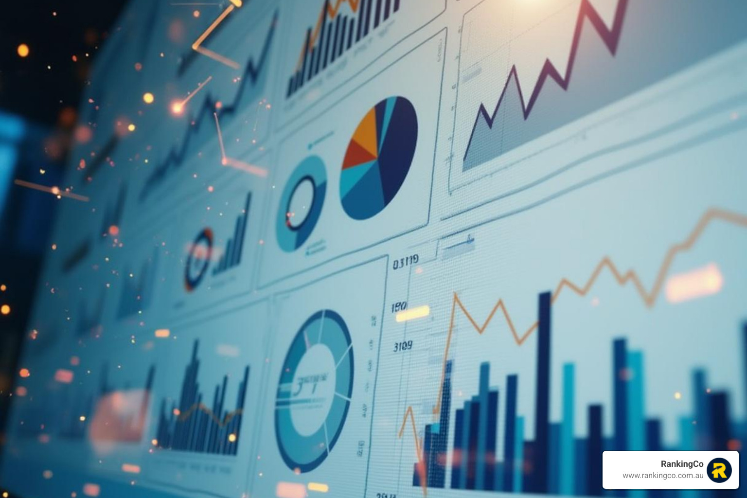 Performance dashboard highlighting key metrics - Effective online advertising