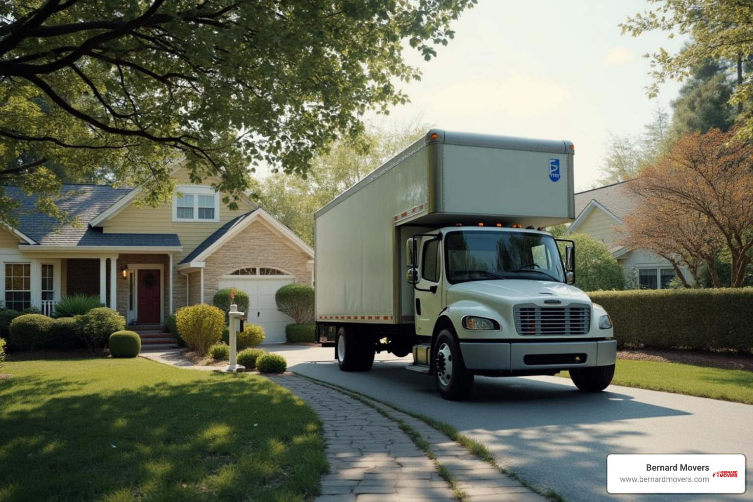Moving container in a driveway - inexpensive moving options