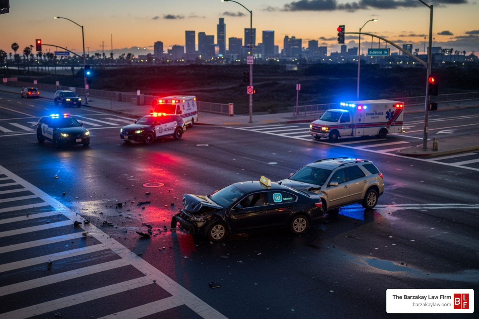 An insurance policy document with a magnifying glass over it - long beach rideshare accident lawyer