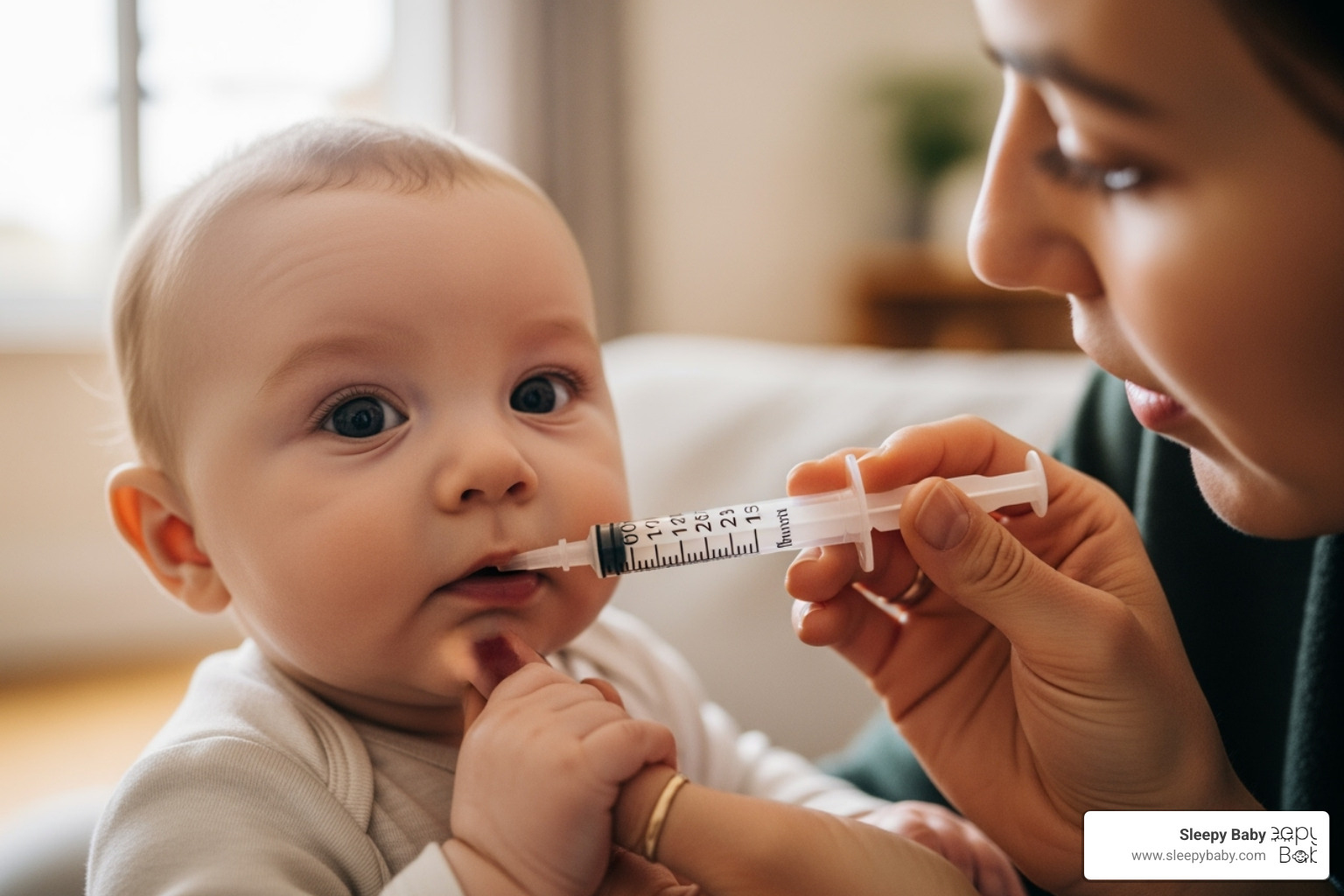 A parent gently swaddling their baby, providing comfort and security - how to give gripe water