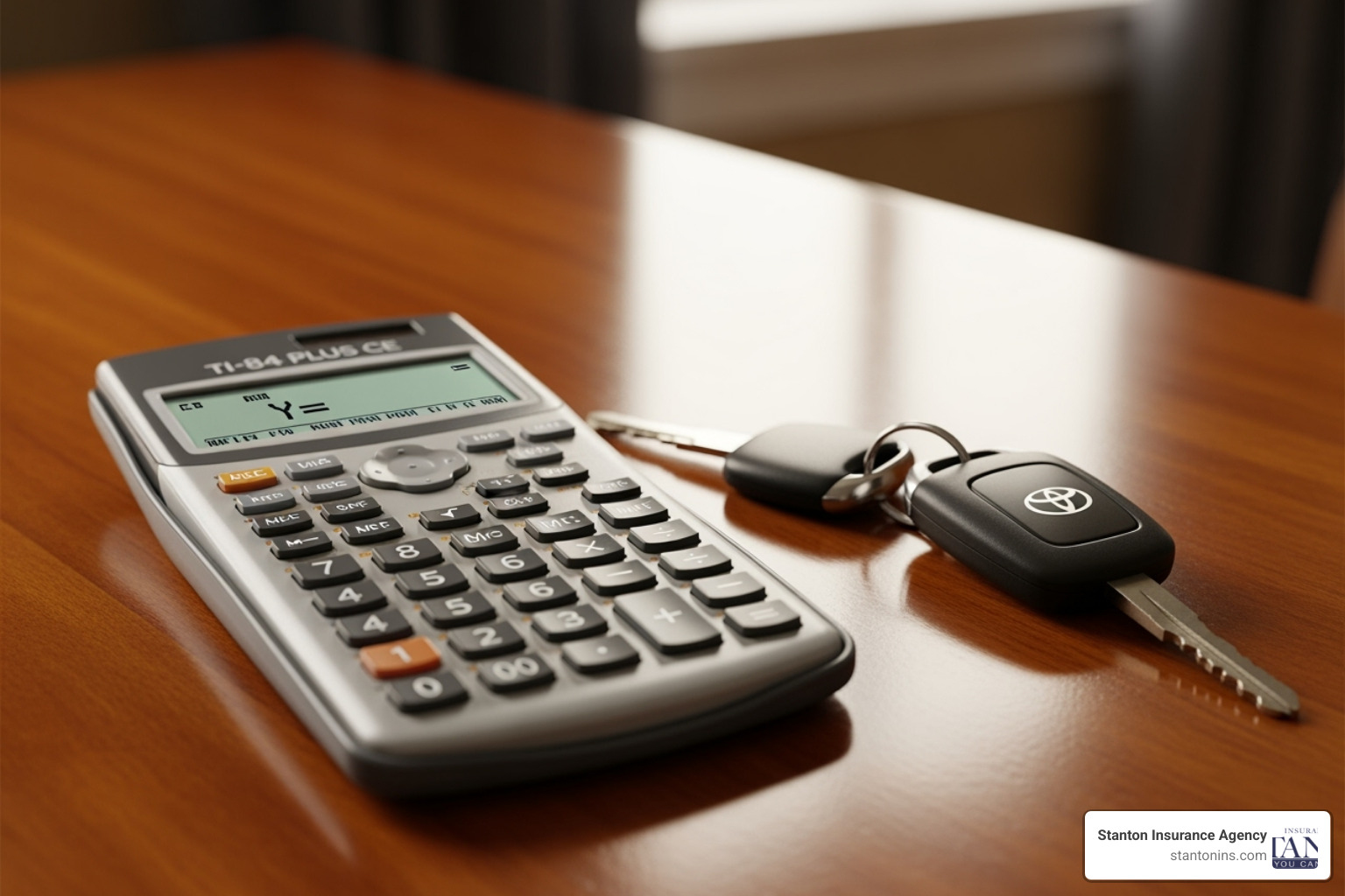 calculator and car keys on a table - car insurance in mass calculator and car keys on a table - car insurance in mass