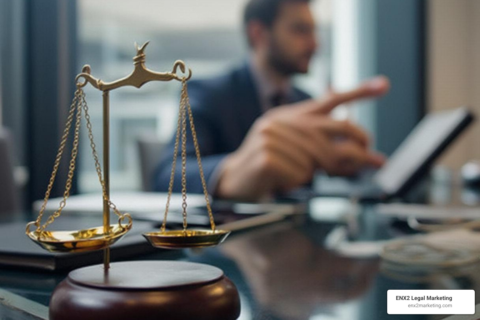 professional law firm website on desktop and mobile - lawyer marketing strategies